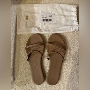 Tkees Gemma Vegan Sandal Size 7, Cocobutter